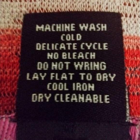 Vintage Peck & Peck XL Striped Scoop Neck Cuffed Sleeve Shirttail Hem USA - Picture 11 of 11